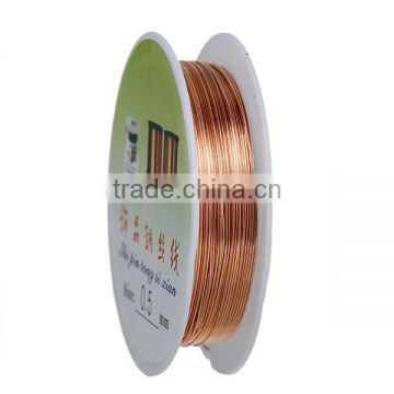 Jewelry Findings String Materials Round 0.5mm Rose Gold Copper Beading Wire Thread Cord