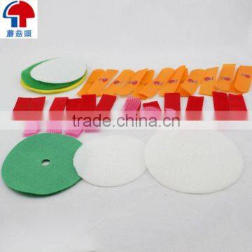 Customized shape size Hook and loop precut Dots and coins