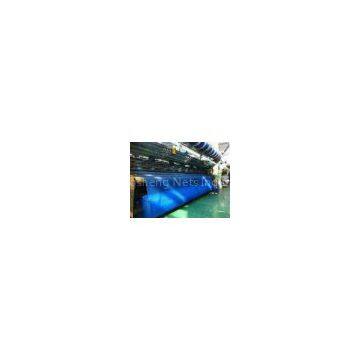 Blue and yellow, 100% virgin HDPE Plant Netting, forestry netting, Windbreak cladding mesh nets