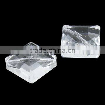 Latest design beads rhombus crystal lucite beads for jewelry making