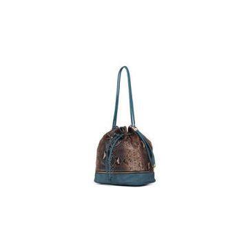 Snake Pu Bucket Bag