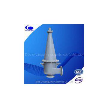 Wear resistant ceramic centrifugal hydrocyclones desander