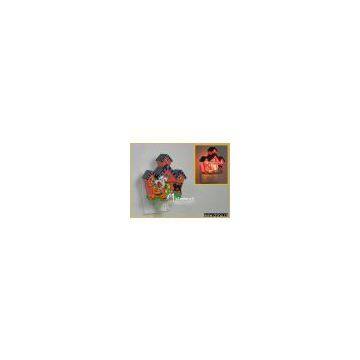 Porcelain Halloween House Night Light