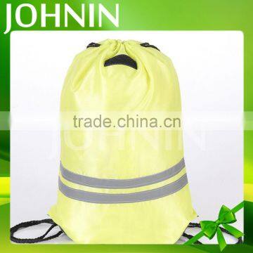 Hot sales cheap pocket inner custom 210D oxford fabric reflect light bag