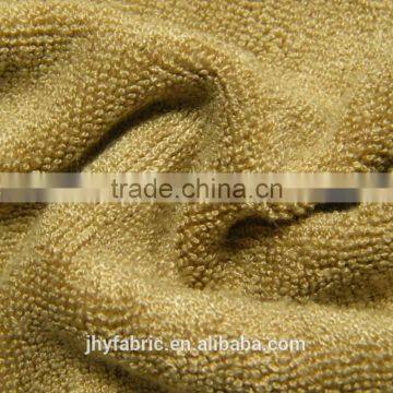 China supplier 100% cotton terry towel Interlock fabric