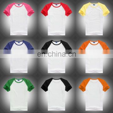 2016 new children blank raglan t shirt wholesale,cotton kids t shirt