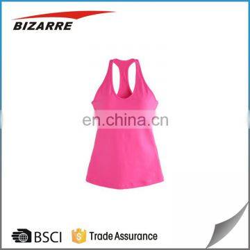 High Quality Womens Tank Top Polyester Singlet photo-5