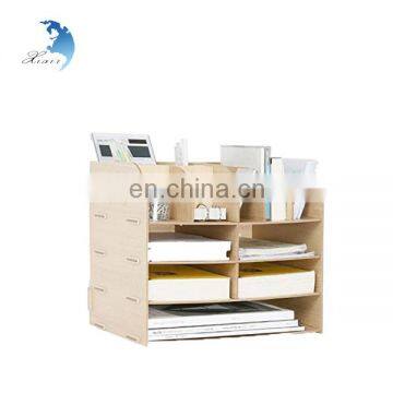 China Best New Products 3 Tier Wood Tray For A4 Paper