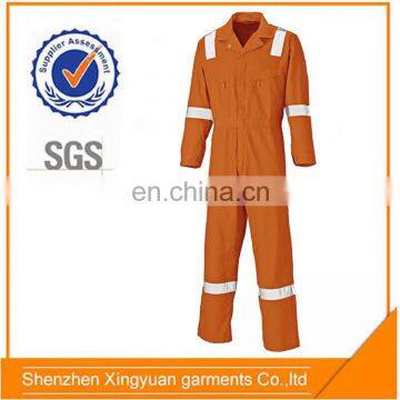 100 %Cotton Material fire retardant safety suit coverall mining clothing