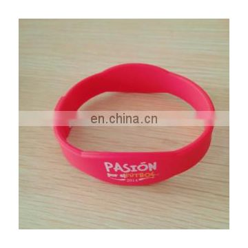 The name of the football team silicone wristband watch