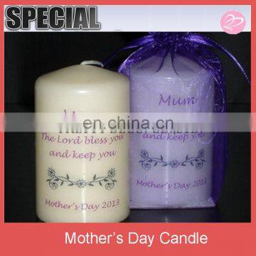 Mothers day christian gift candle