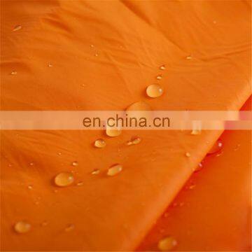 water repellent PU coated taffeta fabric