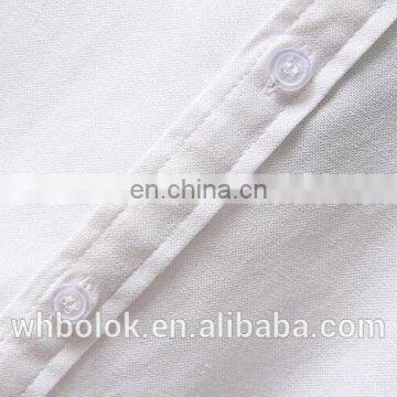 OEM Men's White Blue Oxford Shirt Custom Design Logo Casual Cotton Shirt photo-5