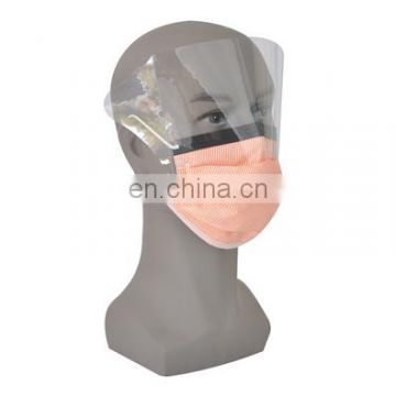 Face mask with protective shield