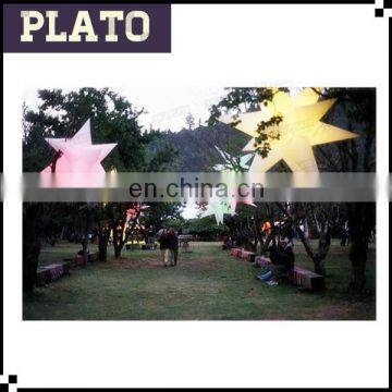 Gilter inflatable star shaped yard decoration for holiday party