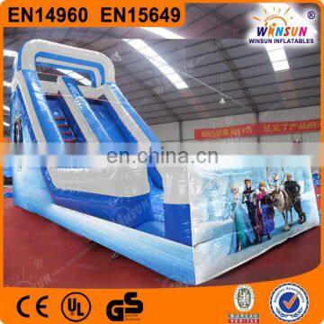 Cheap Inflatable Frozen Bouncing Castle Slide