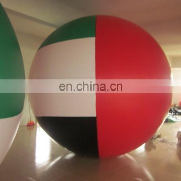 Inflatable UAE balloon helium