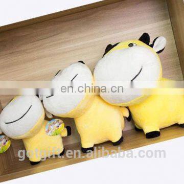 Cheap Custom Cute Cow Small Plush Toy for Gift photo-2