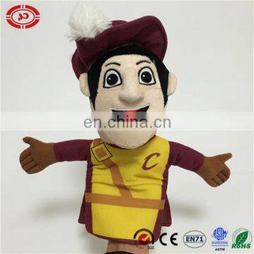 Gentlemen doll plush soft hand puppet funny kids toy