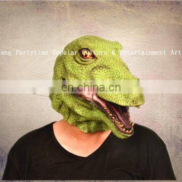 Carnival Halloween Party Crocodiles Latex Head Mask photo-2