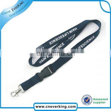 3/4 inch smooth silkscreen printed lanyard china wholesale