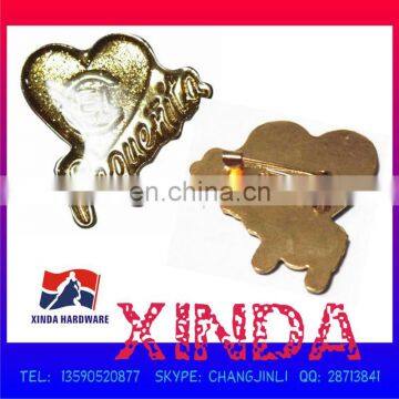 31 x 33mm Shinny Metal Alloy Emblem Badge with Pin