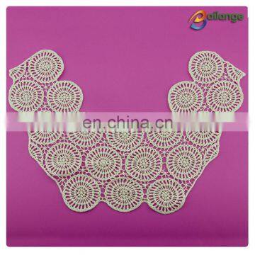 circle pattern embroidery lace motif lace collar