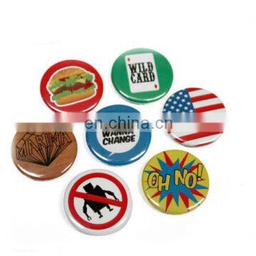 PG040 Logo Imprinted Customized Promotional Gifts Tin Badge photo-2