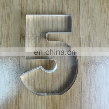 Custom laser clear acrylic letter alphabet letter