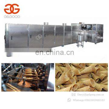 Commercial Practical Waffle Cone Baking Rolled Ice Cream Sugar Forming Making Snow Cone Rolling Machine photo-2