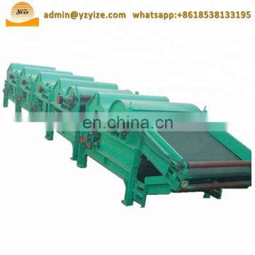 Four Roller Fabric Cotton Opener Machine / Cotton Waste Tearing Machine
