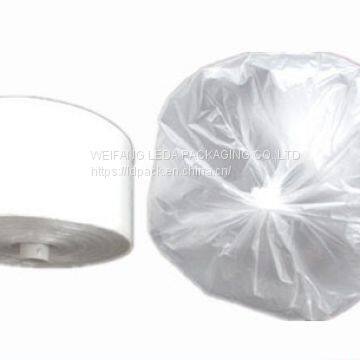 HDPE star seal garbage bag with PVC core