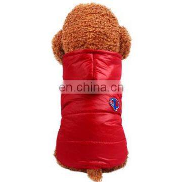 Warm Pet Dog Cat Coat Puppy Black Red Hooded Cotton Clothes Apparel photo-2