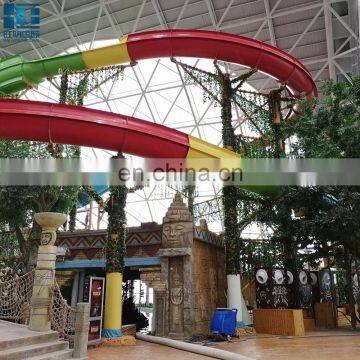 Fiberglass Swimming Pool Water Slide Use Raft Outdoor Big Aqua Park Games