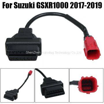 Адаптерный кабель для диагностики OBDII 6-контактный в OBD2 для Suzuki GSXR1000