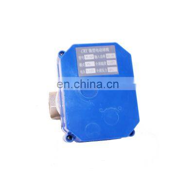 DC3-6V,DC12V,ACDC9-24V Motor Electric Valve Stainless Steel 304 With NSF61 for Water Leakage Detector photo-2