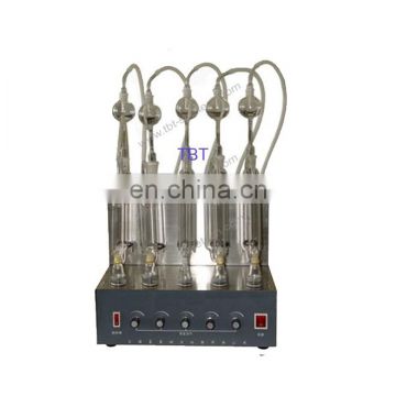 Lamp method/sulfur content tester for petroleum