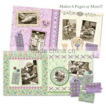 DIY Craft Set Elegant Flower Garden Flower Scrapbook Kit photo-3