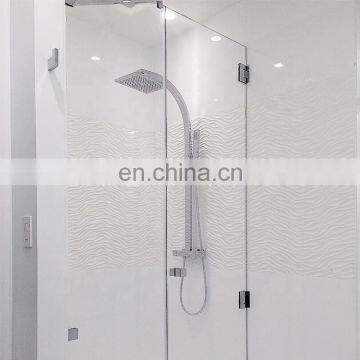 Folding design glss door square shape shower enclosure