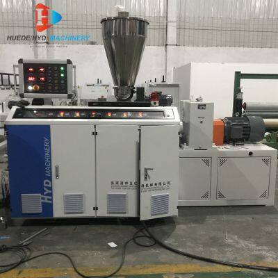 Two Screw Extruder PVC Powder PP PE Pellets Squeezing Machine for PVC Edge Banding photo-2