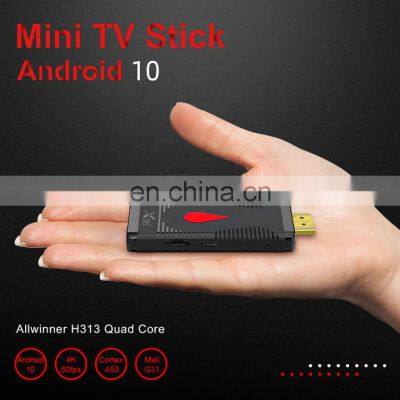 2022 Newest TV STICK Android 10.0 X96 S400 Allwinner H313 Quad Core 4k X96 TV Dongle Smart TV Stick X96S400 Set Top Box photo-4