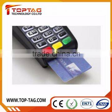 PVC plastic bank ATM cards made