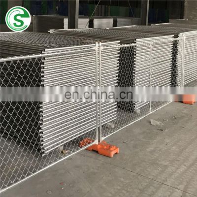 Easy installation used chain link fence panel for temporary