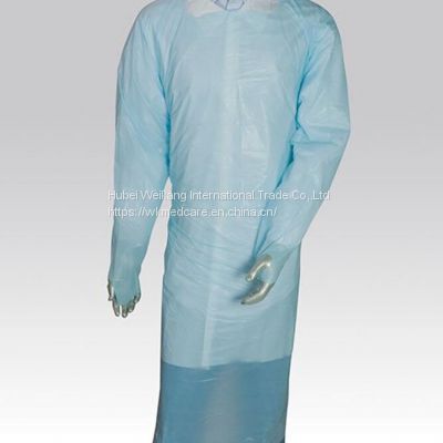 CPE protection gown     Cpe Gowns    nonwoven coverall wholesale     Disposable Non Woven Gown