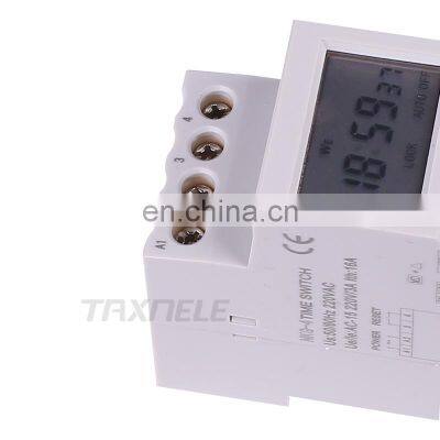 NKG-4 Din Rail Timer Switch School Bell Controller Digital Weekly Programmable , Timer Switch 220V Digital Auto Bell Controller photo-4