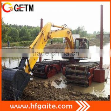 deep water amphibious excavator max 5m working depth