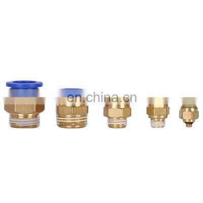 PC Type 4MM 6MM 8MM 10MM 12MM Plastic Pneumatic Tube Hose Connector Straight Air Hose Pipe Fitting