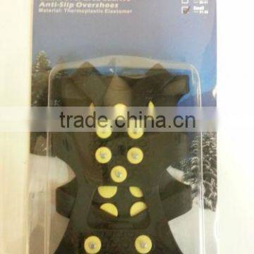 10 Spikes Non-slip Ice Gripper Rubber Shoe Covers photo-4