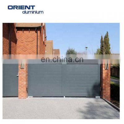 Modern Design  For Home House Sliding Decorative Motorized Automatic Aluminum Gate for Villa