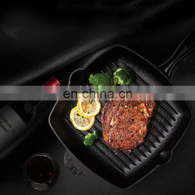 BBQ Super Heat Resistant Breakfast Square Griddle Non-Stick Sandwich Cast Iron Pan photo-3